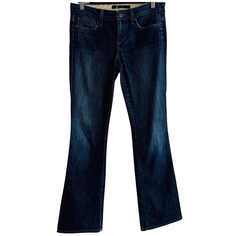 Joe's Jeans Womens Sz 28 Rocker Thompson Wash Bootcut Jeans Dark (Actual 30x31)